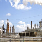 Oil refinery in Texas City Texas. Photo: McGraw-Hill Education.