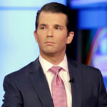 Donald Trump Jr. is interviewed by host Sean Hannity on the Fox News Channel television program, in New York 