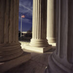 Colonnade of the United States Supreme Court Building