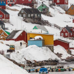 Kangamiut village and port in Greenland