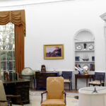 The oval office at the White House