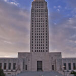 The Louisiana State Capitol Building in Baton Rouge.