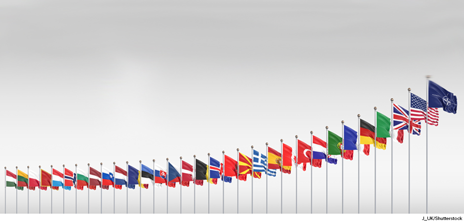 Flags of NATO countries