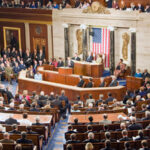 The president addresses a joint session of Congress.